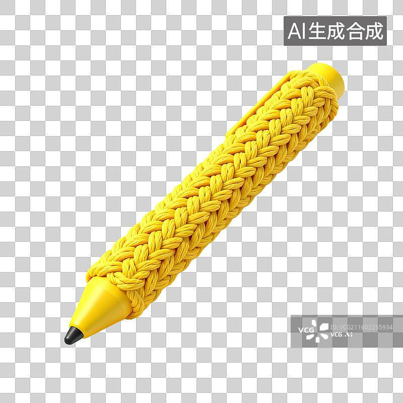 【AI数字艺术】可爱童趣毛线针织风元素建模图片素材