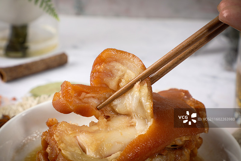 卤猪蹄图片素材