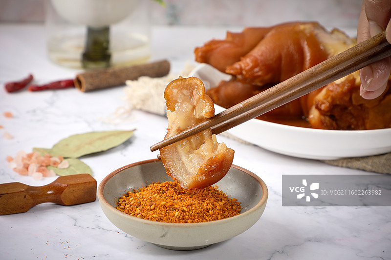 卤猪蹄图片素材