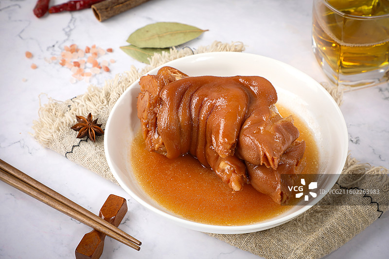 卤猪蹄图片素材