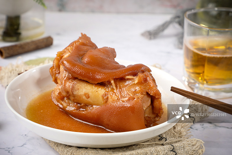 卤猪蹄图片素材