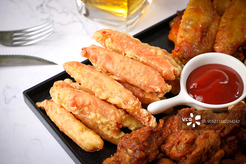 小吃拼盘图片素材