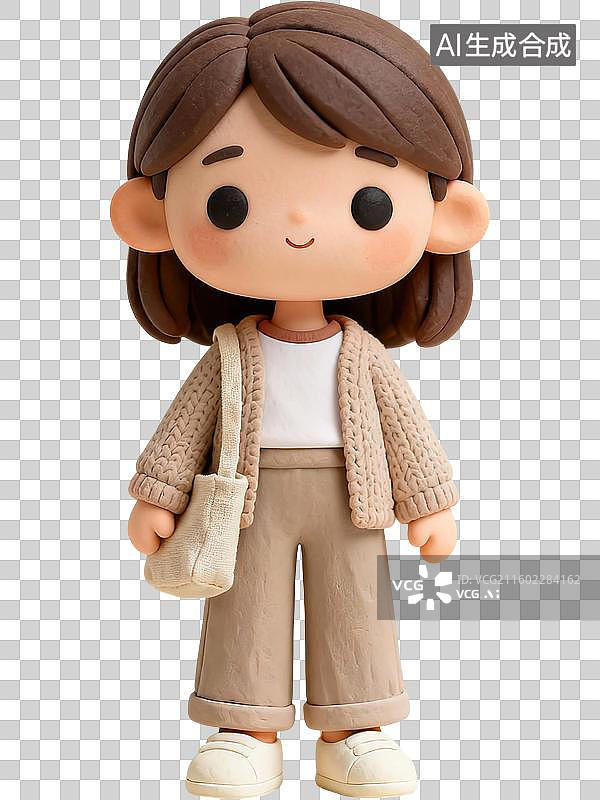 【AI数字艺术】mbti理论职业心理性格测试外交家NF型人格INFP调停者类型内向直觉情感知觉3D手工超轻黏土橡皮泥图片素材