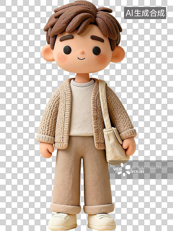 【AI数字艺术】mbti理论职业心理性格测试外交家NF型人格INFP调停者类型内向直觉情感知觉3D手工超轻黏土橡皮泥图片素材