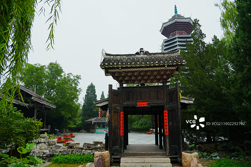 侗族景区 中华民族园（北京中华民族博物院）图片素材