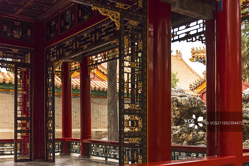 霜降时节探秘乾隆皇帝精心打造别有洞天的乾隆花园图片素材