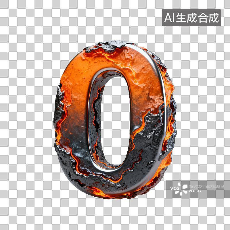 【AI数字艺术】3D金熔岩流动属光泽数字元素图片素材