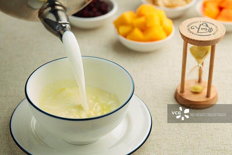 原味姜撞奶图片素材