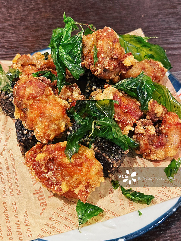 台湾盐酥鸡图片素材