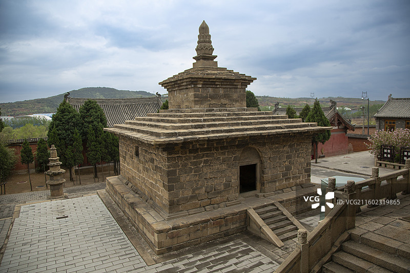山西生长治市长子县法兴寺图片素材
