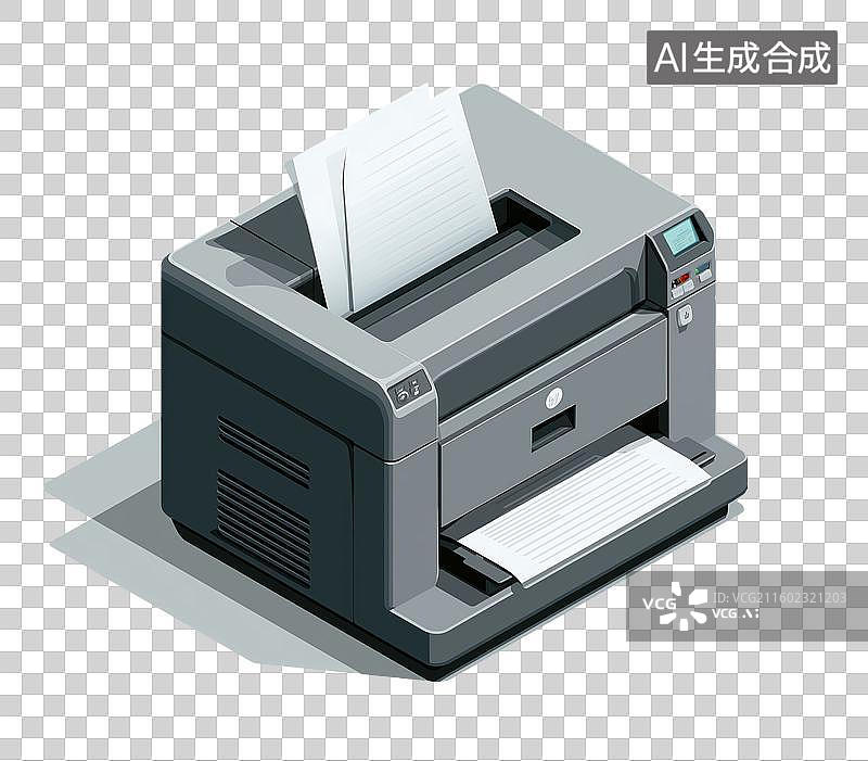 【AI数字艺术】打印机图片素材
