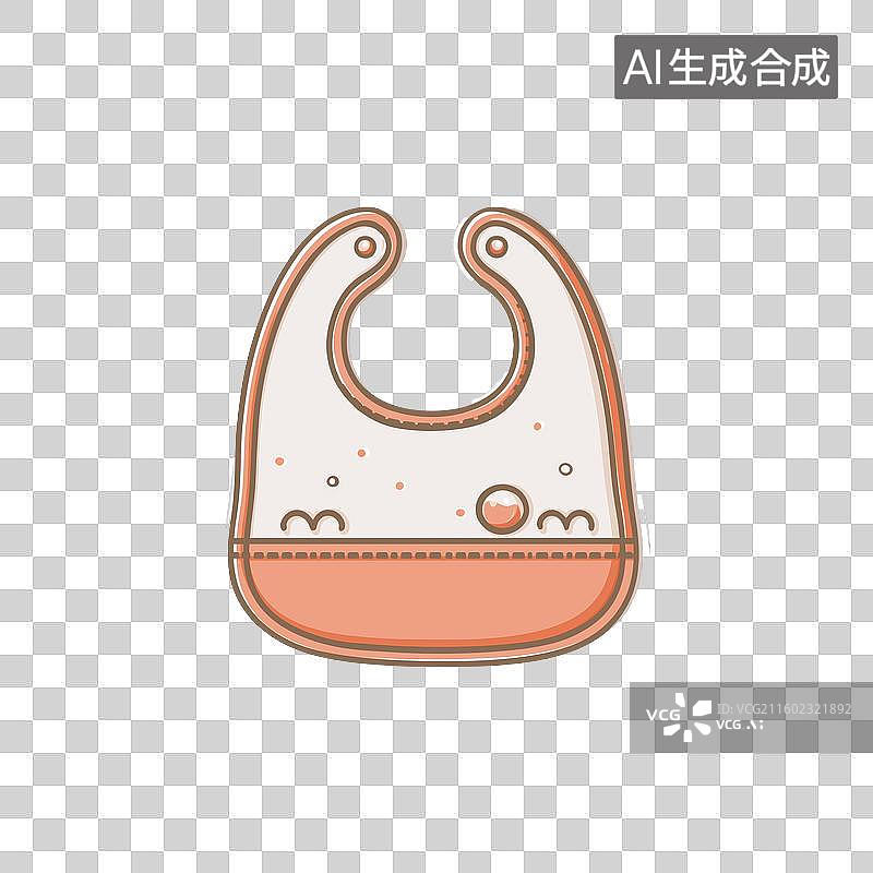 【AI数字艺术】儿童围兜图片素材