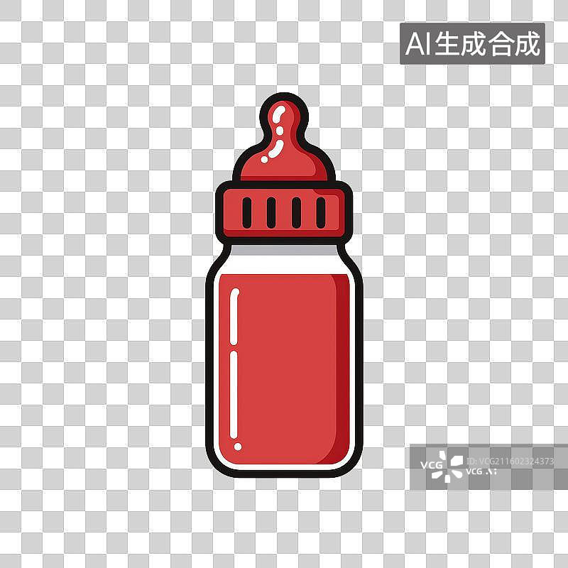 【AI数字艺术】奶瓶图片素材