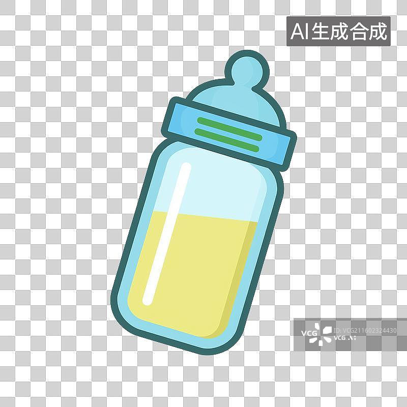【AI数字艺术】奶瓶图片素材