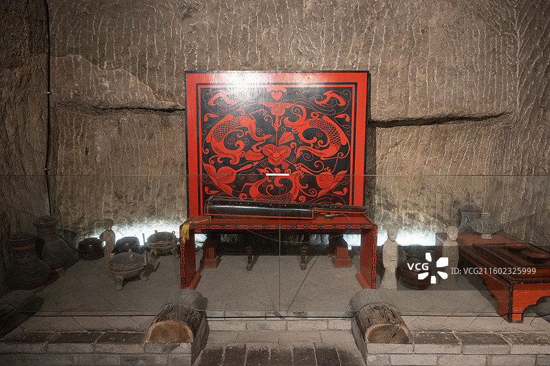 徐州旅游徐州狮子山楚王汉墓汉文化景区龟山汉墓图片素材