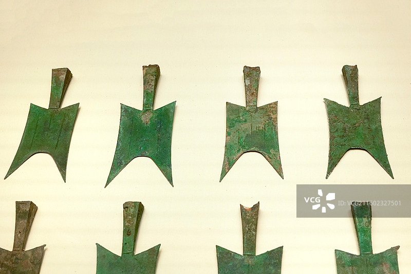 青铜空首布 春秋·晋 1956年山西侯马出土 中国国家博物馆“古代中国基本陈列”图片素材