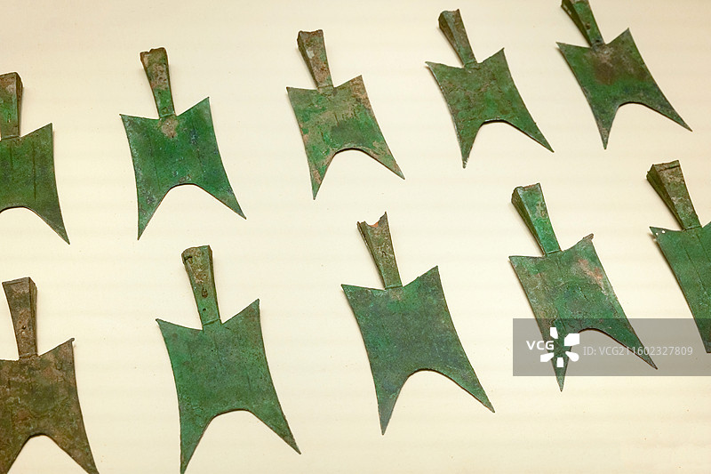 青铜空首布 春秋·晋 1956年山西侯马出土 中国国家博物馆“古代中国基本陈列”图片素材