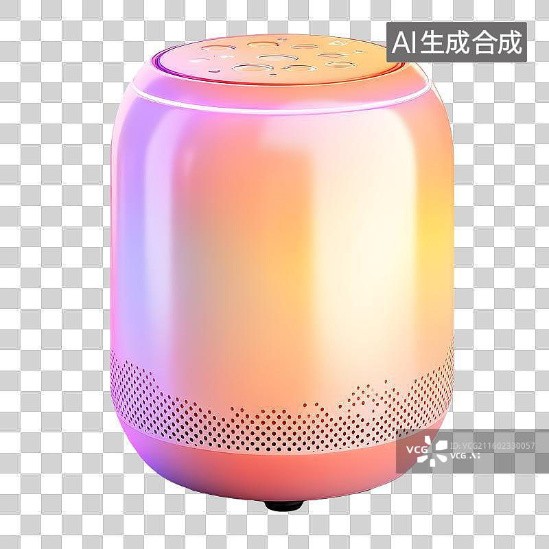 【AI数字艺术】3D卡通智能音箱图片素材