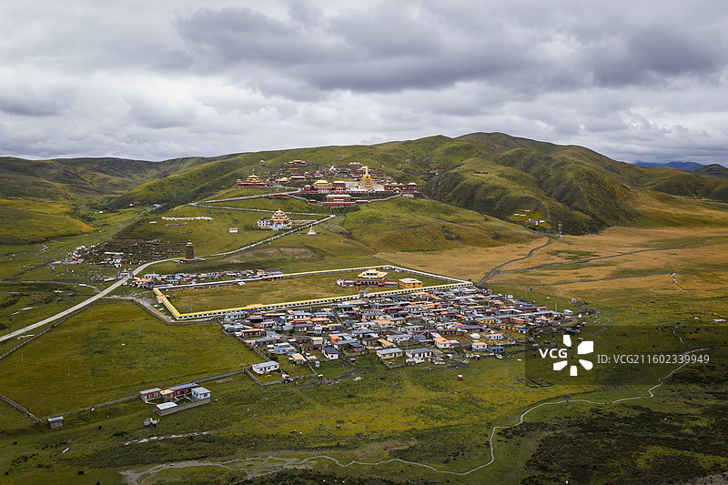 色达东嘎寺图片素材