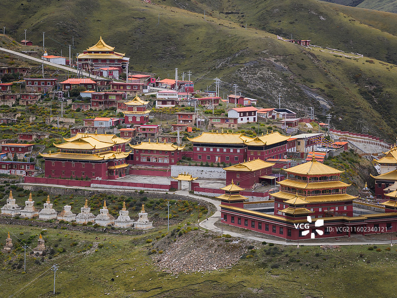 色达东嘎寺图片素材
