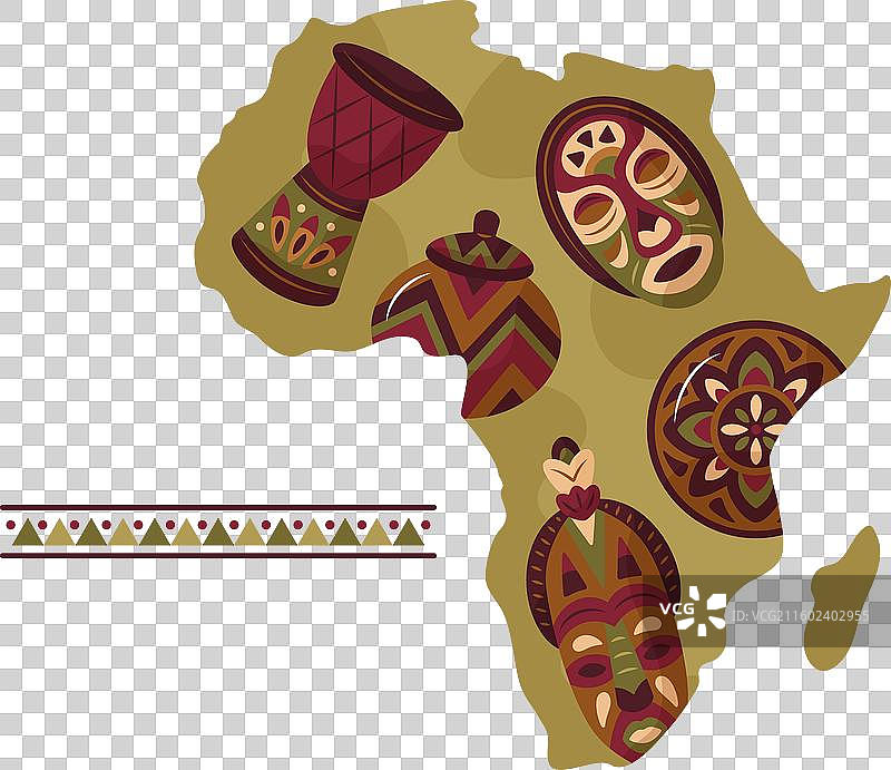 非洲地图标志模板图片素材