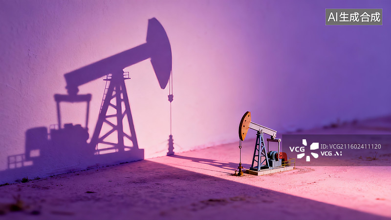 【AI数字艺术】石油经济，传统能源，环境保护，石油图片素材