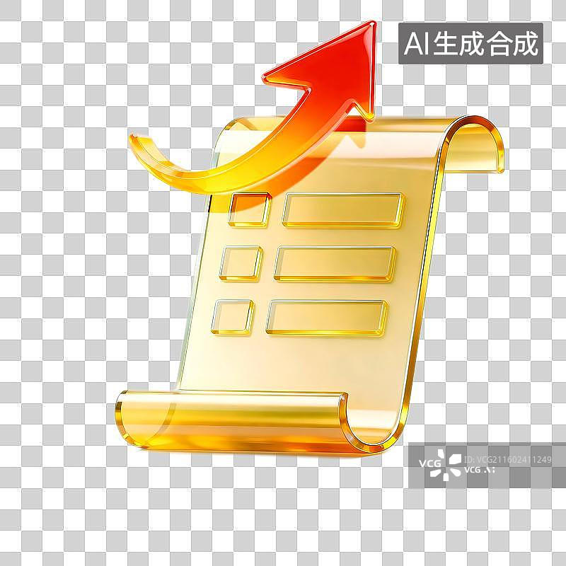 【AI数字艺术】3D金融商务基金理财产品保险股票利率股市，财务报表，图表，投资，箭头，上升图片素材