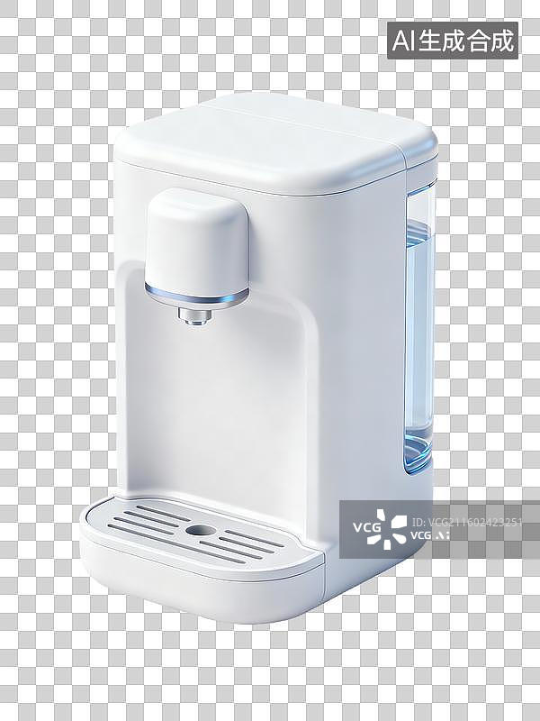 【AI数字艺术】3D拟物风科技元素智能饮水设备图片素材