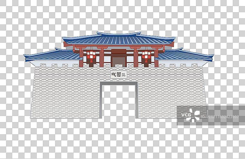 无锡地标三国城图片素材