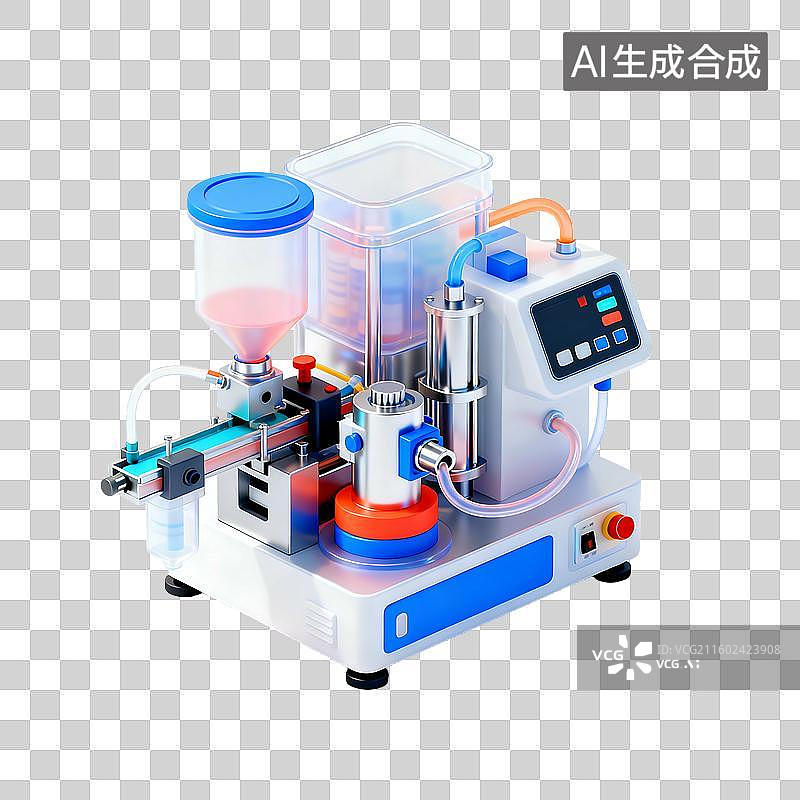 【AI数字艺术】3D轻拟物科技感医疗用品元素建模图片素材