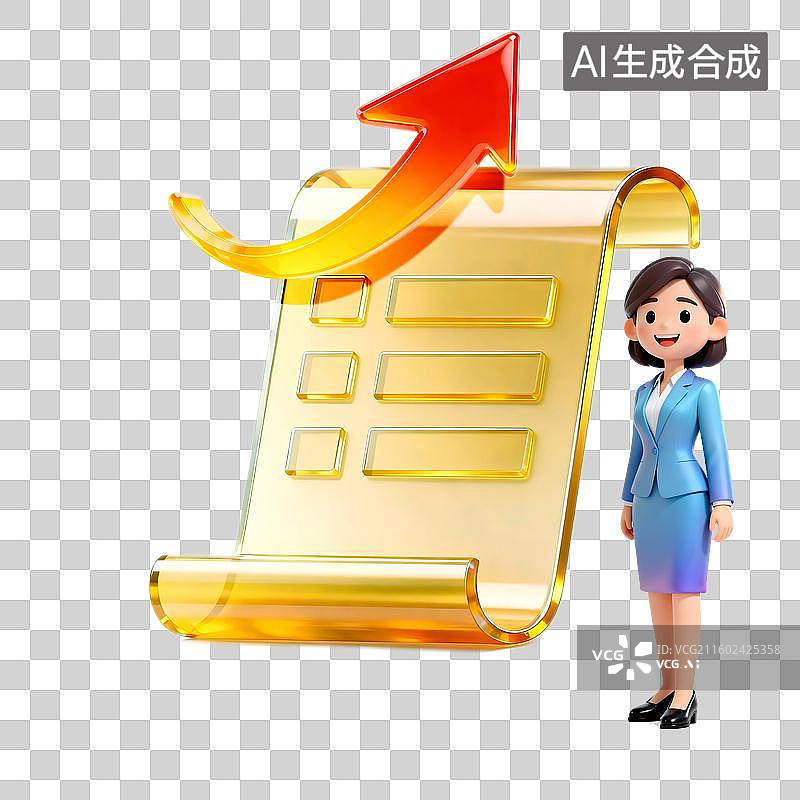 【AI数字艺术】3D金融商务基金理财产品理财顾问财务报表数据银行业证券交易所图片素材