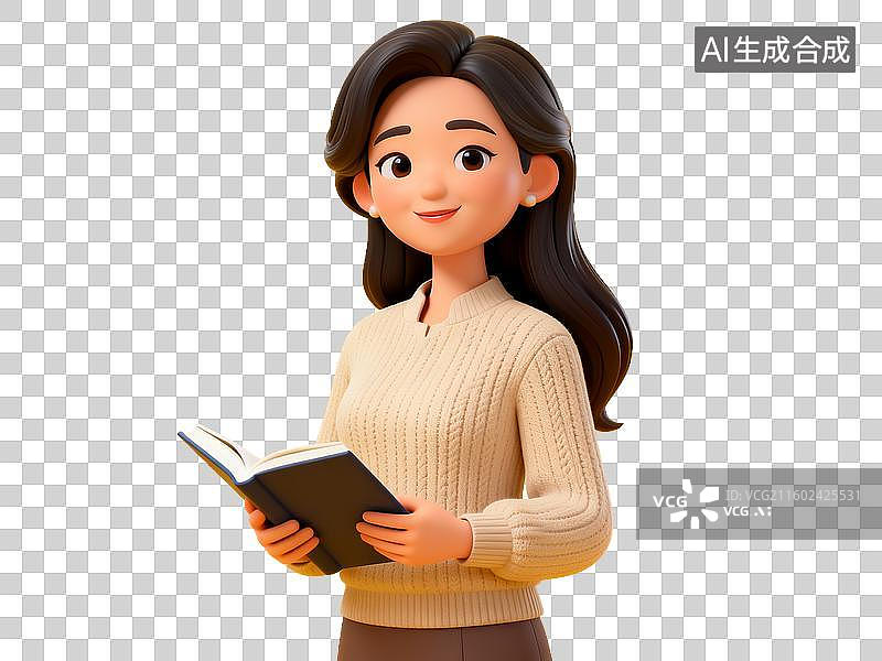 【AI数字艺术】38 妇女节主题 女性教师免抠素材图片素材