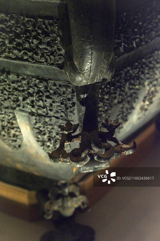 青铜冰鉴 战国·曾 1978年湖北随县出土 中国国家博物馆“古代中国基本陈列”图片素材