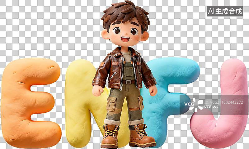 【AI数字艺术】mbti理论职业心理性格测试外交家NF型人格ENFJ主人公外向直觉情感判断3D手工超轻黏土橡皮泥风格图片素材