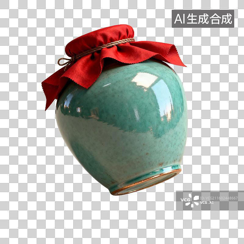 【AI数字艺术】3D渲染国风素材，酒坛子，酒杯，绍兴黄酒，花雕酒，女儿红，传统文化，酒文化，免抠元素图片素材