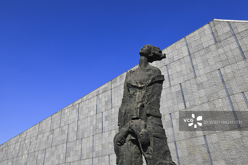 侵华日军南京大屠杀遇难同胞纪念馆纪念雕塑图片素材