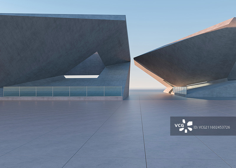 汽车广告背景广场建筑图片素材