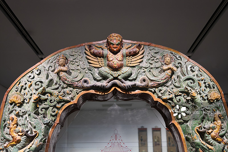 南京博物院展品--大报恩寺塔琉璃拱门（明）图片素材
