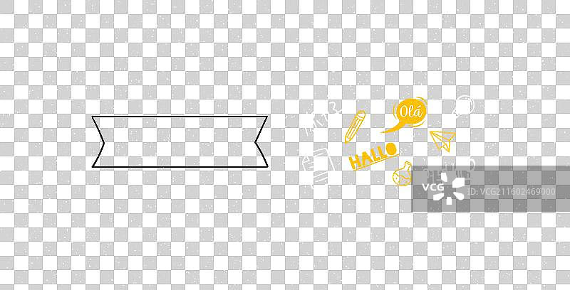 手绘纹理 国际学校 领英图片素材