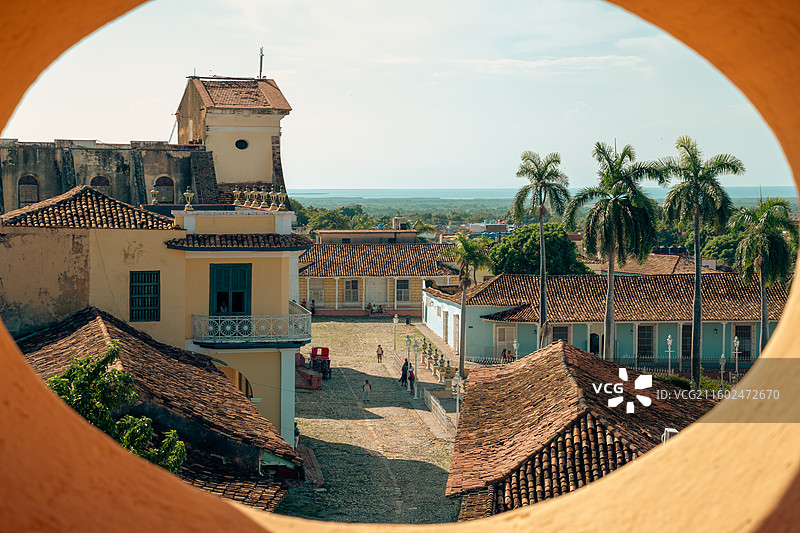 古巴的中世纪小城 特立尼达图片素材