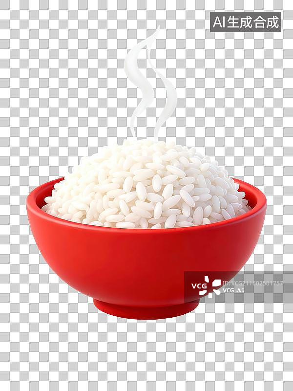 【AI数字艺术】大米卡通元素图片素材