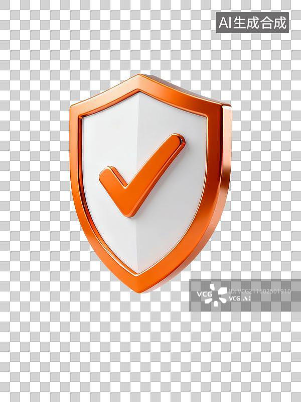 【AI数字艺术】3D卡通盾牌元素图片素材