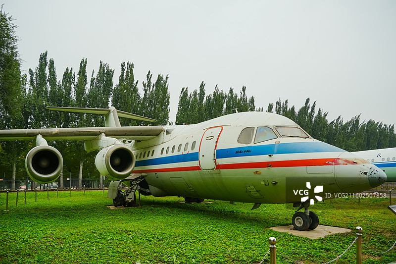 BAe146-100型飞机  中国民航博物馆馆藏图片素材