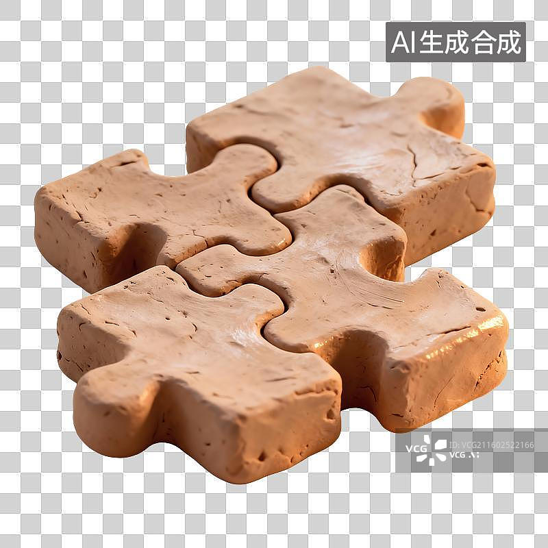 【AI数字艺术】拼图插画图片素材