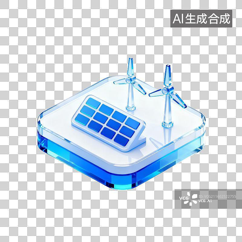 【AI数字艺术】智能微电网图片素材