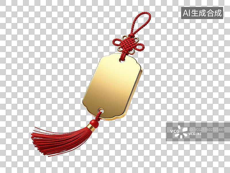 【AI数字艺术】3D令牌中国元素插画图片素材