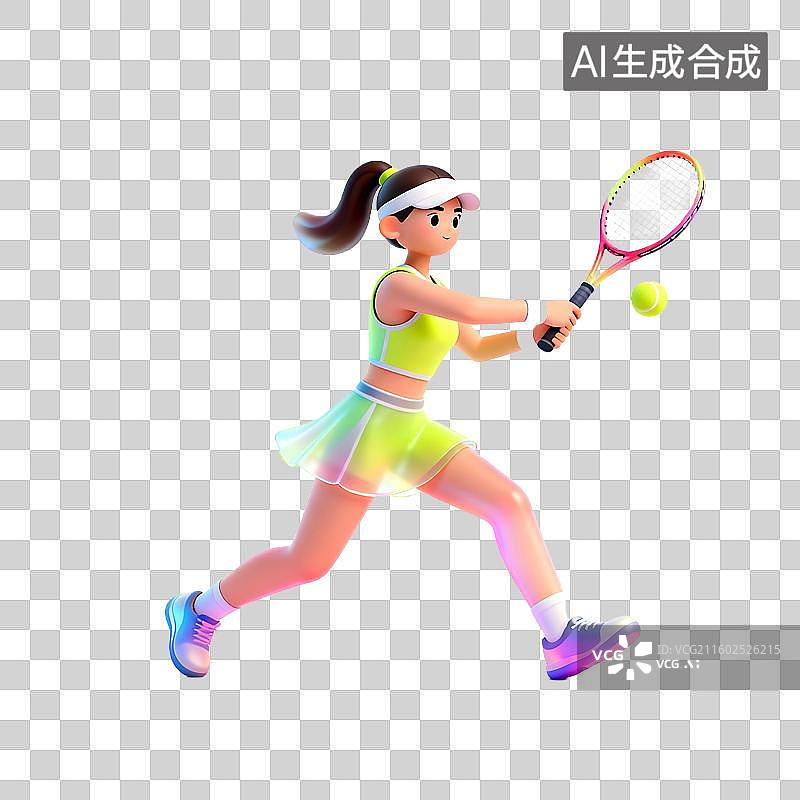 【AI数字艺术】轻拟物磨砂玻璃风格体育健身元素建模图片素材