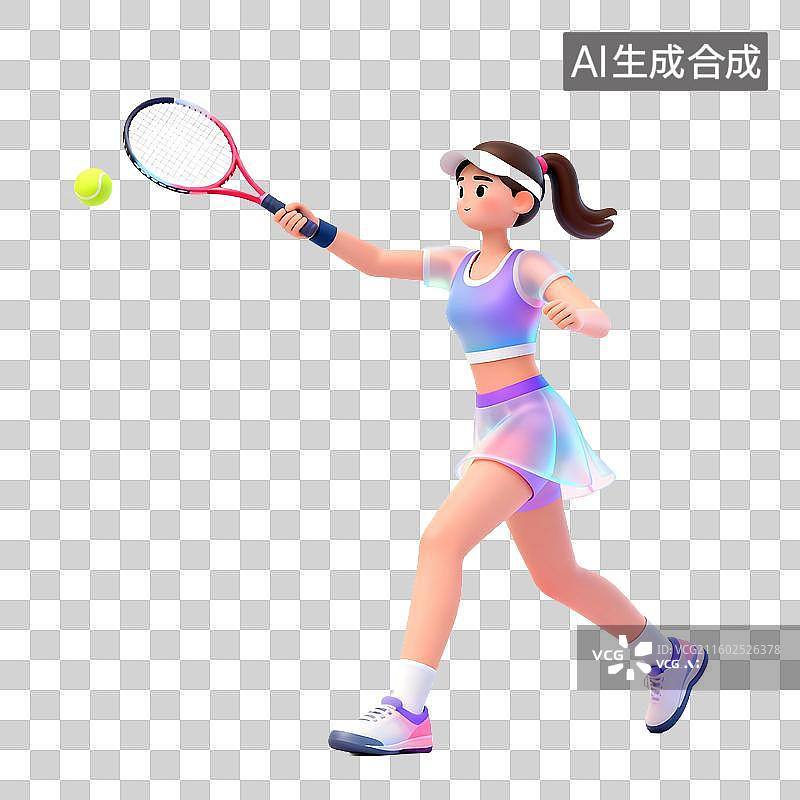 【AI数字艺术】轻拟物磨砂玻璃风格体育健身元素建模图片素材