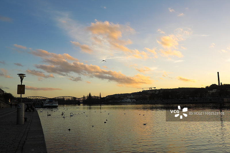 布拉格的天空图片素材