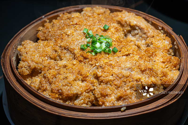 粉蒸肉 粉蒸排骨 特写 川湘菜 美食图片素材